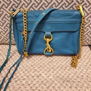 Teal Leather Rebecca Minkoff Crossbody